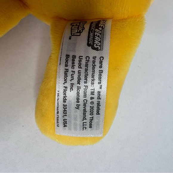 RARE 2020 Plush 10" Care Bears Unlock‎ the Magic Yellow FUNSHINE Bear BASIC FUN - Picture 3 of 4